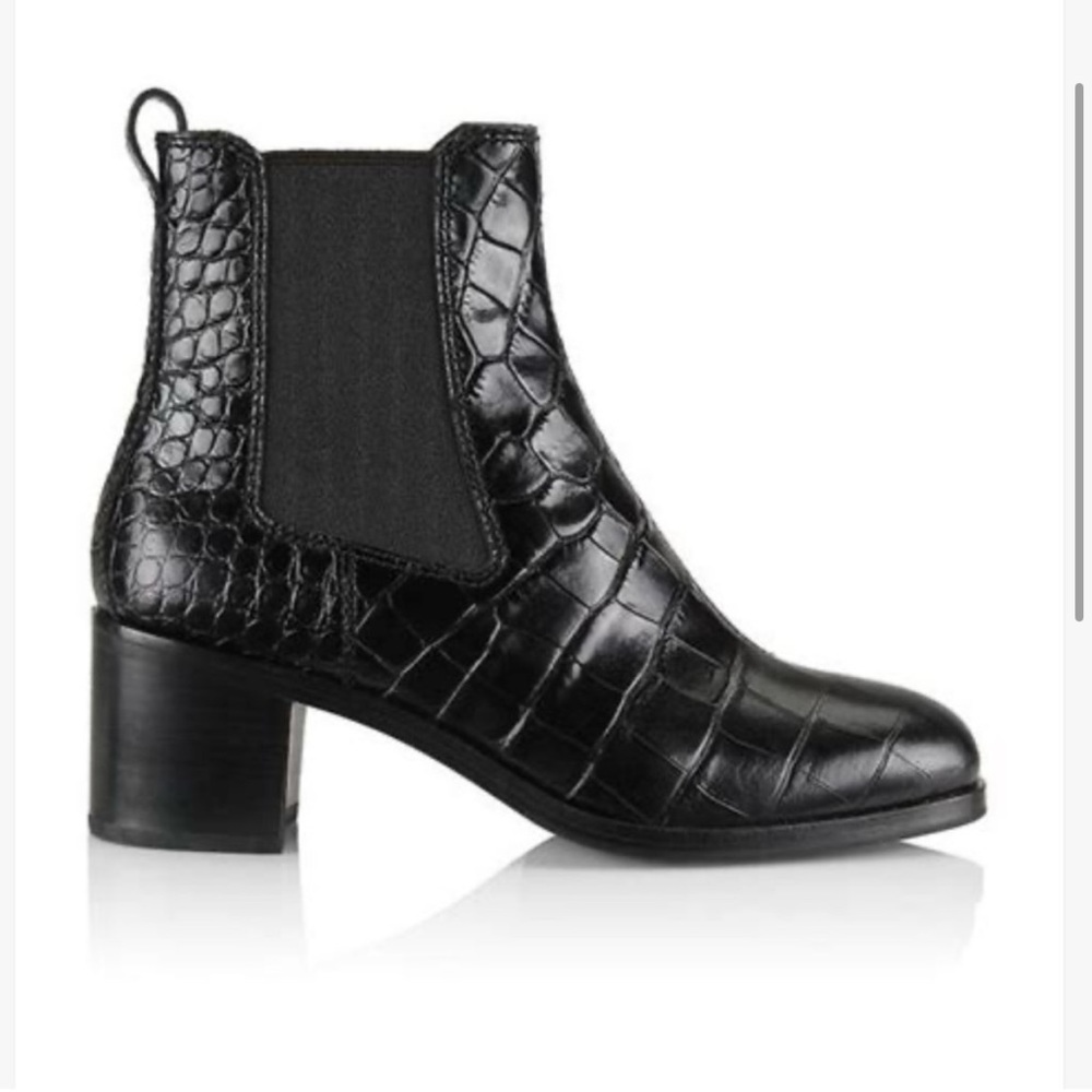 Rag & Bone Hazel Croc Embossed Chelsea Boot - 10